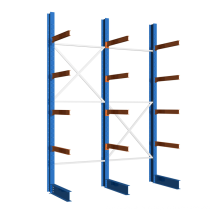 Sistema da cremalheira do cantilever do armazenamento do carro do armazenamento do certificado do CE para a cremalheira da madeira / cantilever com braço móvel